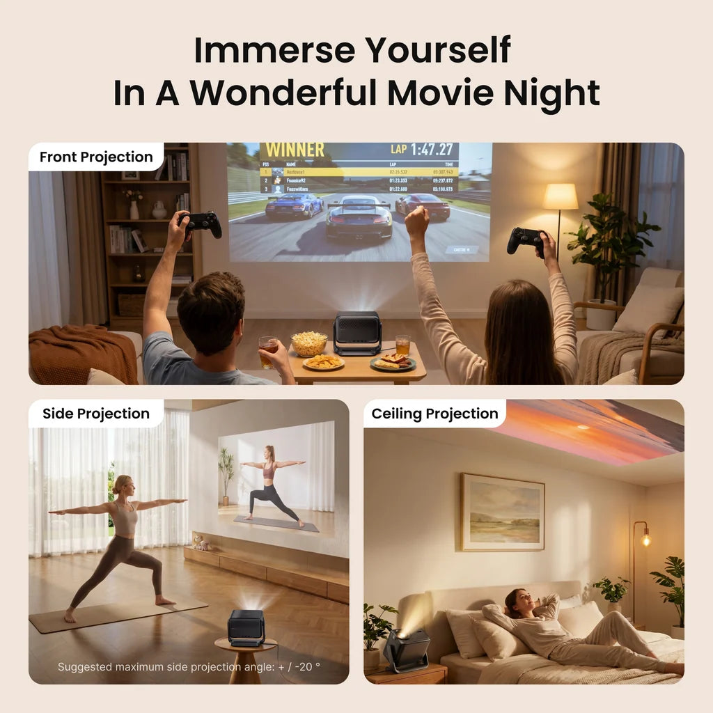 N3 Max - VIDAA OS Smart Home Projector with Licensed Netflix