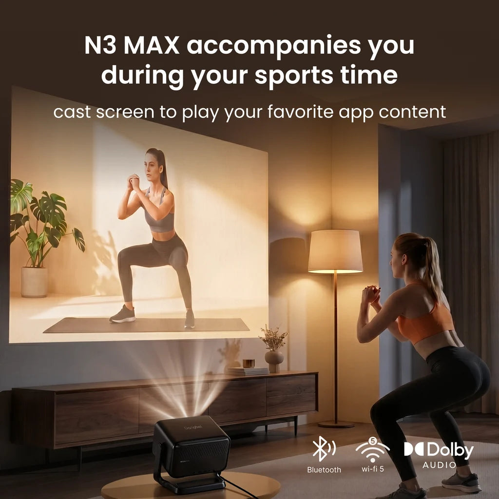 N3 Max - VIDAA OS Smart Home Projector with Licensed Netflix
