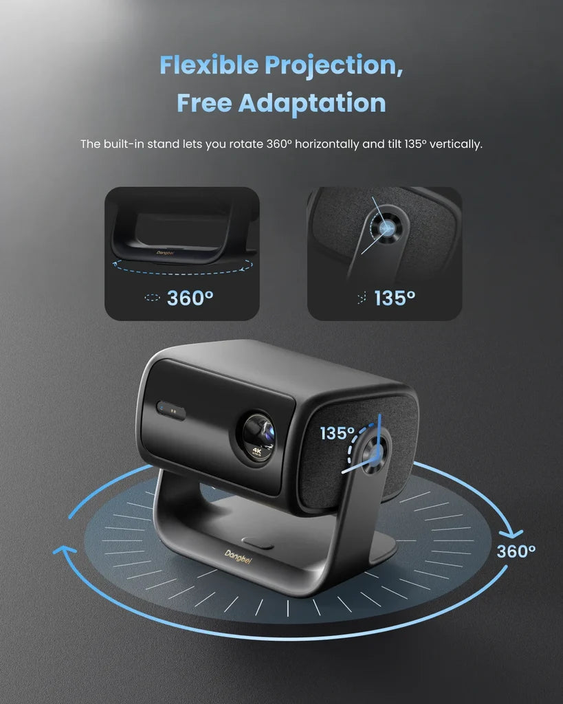 MP1 Max - Projecteur laser intelligent 4K pour domicile avec Google TV et Netflix sous licence