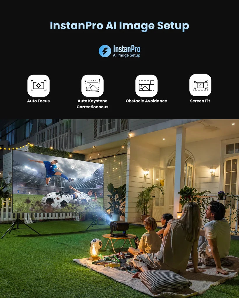MP1 Max - Projecteur laser intelligent 4K pour domicile avec Google TV et Netflix sous licence