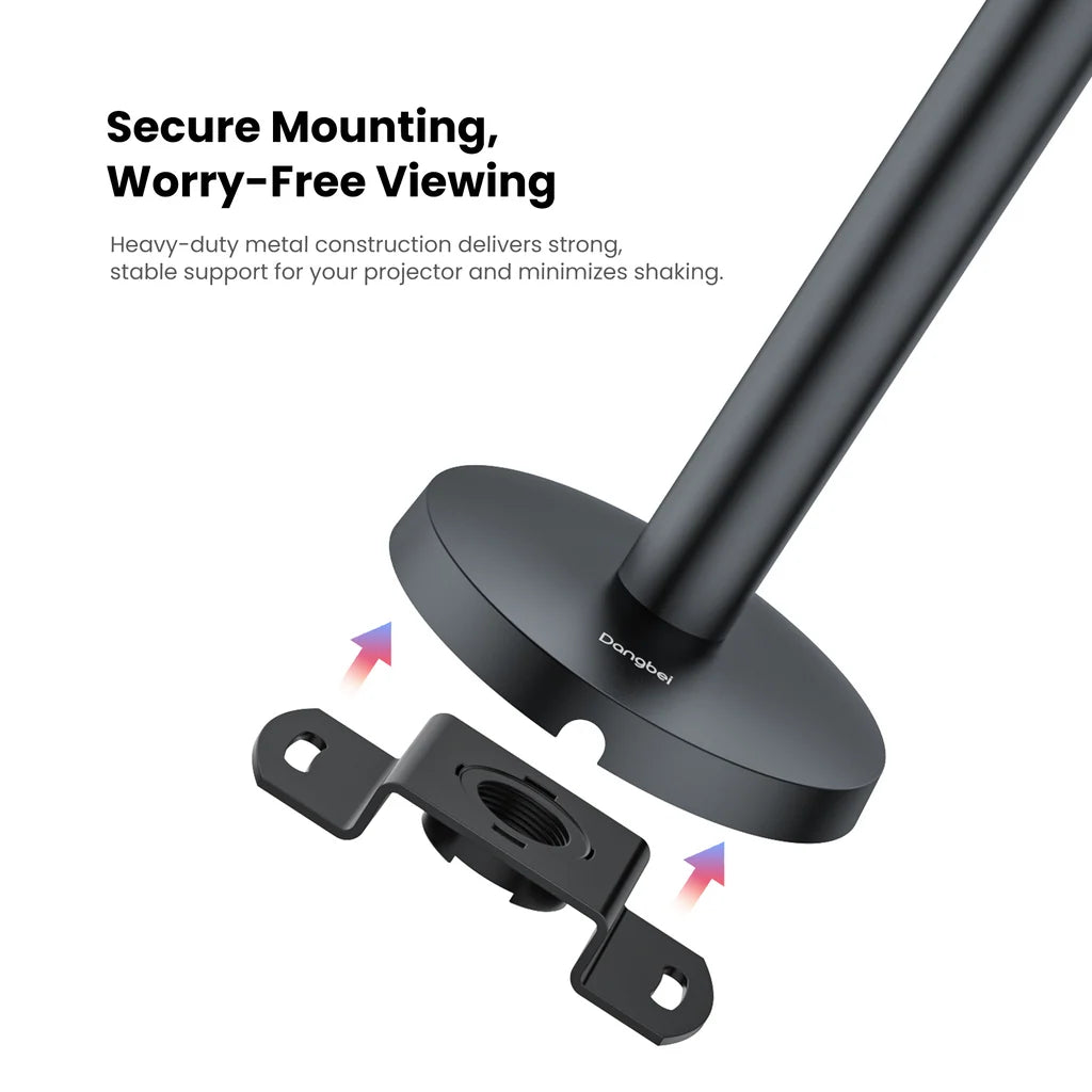 Adjustable Projector Ceiling Mount for N3 Max /MP1 Max /DBOX02 /Atom /DBOX01 /DBX3 Pro and N2